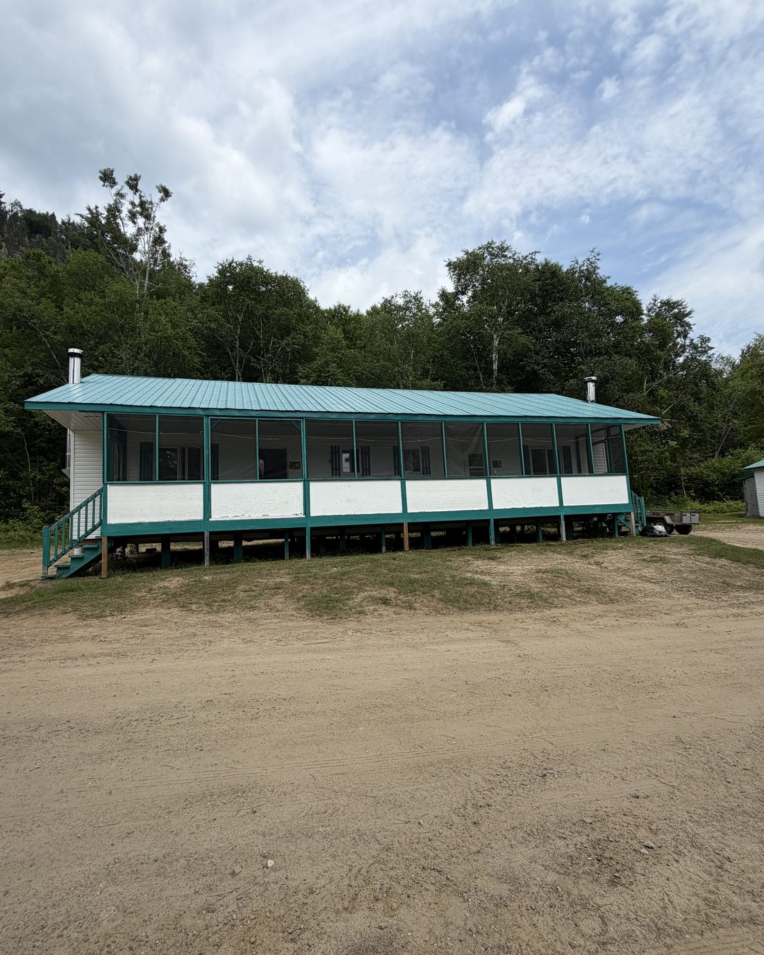 Le grand chalet de la pourvoirie